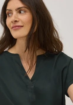Blouse in effen kleur