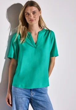 Blouse in effen kleur