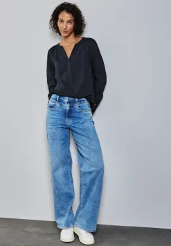 Blouse in effen kleur