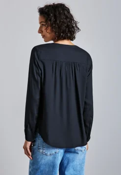 Blouse in effen kleur
