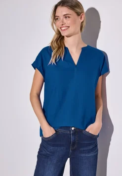 Blouse in effen kleur