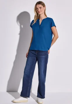 Blouse in effen kleur