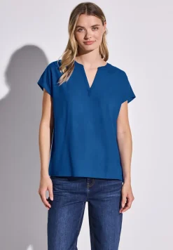 Blouse in effen kleur