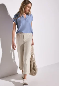 Blouse in effen kleur