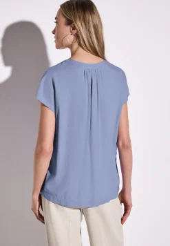 Blouse in effen kleur