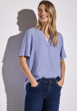 Blouse in effen kleur