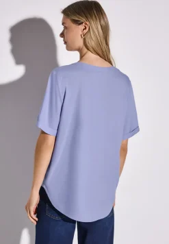 Blouse in effen kleur