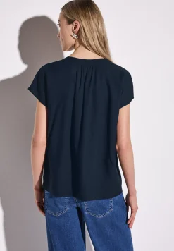 Blouse in effen kleur