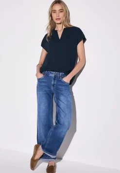 Blouse in effen kleur