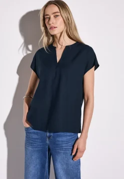 Blouse in effen kleur