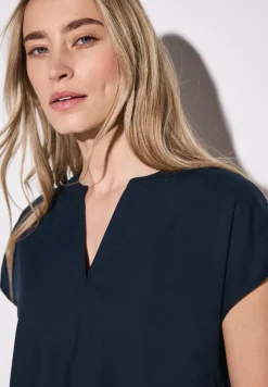 Blouse in effen kleur