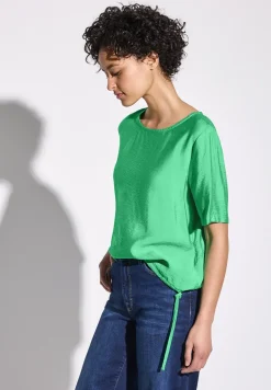Blouse in effen kleur