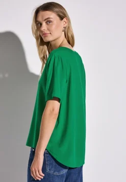 Blouse in effen kleur