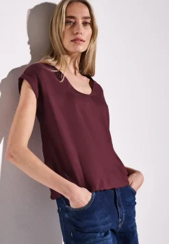 Blouse in effen kleur