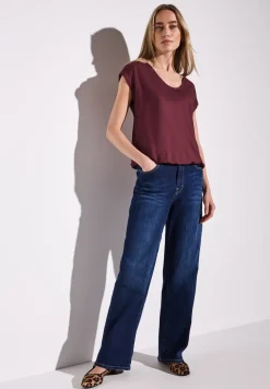 Blouse in effen kleur