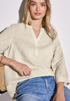 Blouse in effen kleur