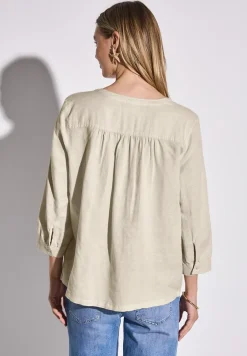 Blouse in effen kleur