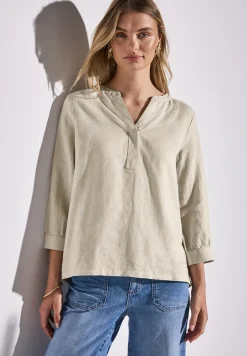 Blouse in effen kleur