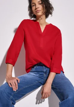 Blouse in effen kleur