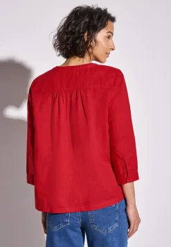Blouse in effen kleur
