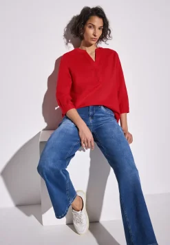 Blouse in effen kleur