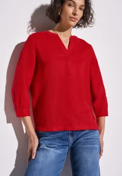 Blouse in effen kleur