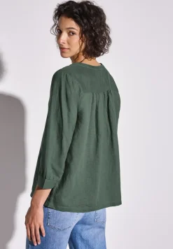 Blouse in effen kleur