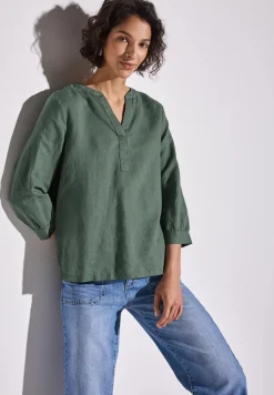 Blouse in effen kleur
