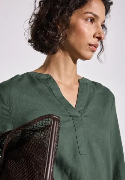 Blouse in effen kleur