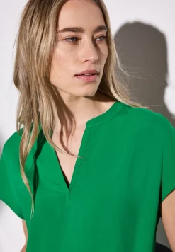 Blouse in effen kleur