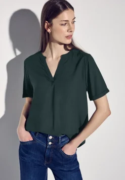 Blouse in effen kleur