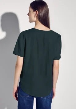 Blouse in effen kleur