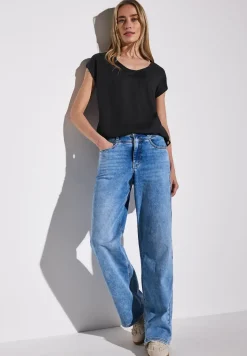 Blouse in effen kleur