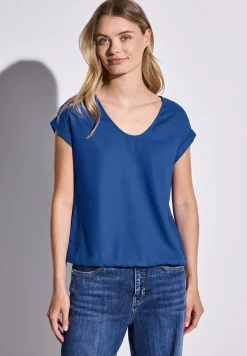 Blouse in effen kleur