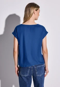 Blouse in effen kleur
