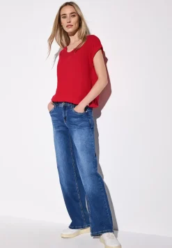 Blouse in effen kleur