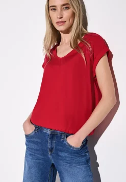 Blouse in effen kleur