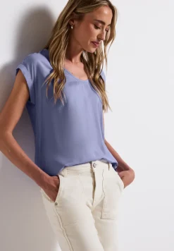 Blouse in effen kleur