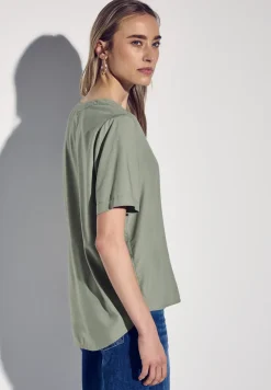 Blouse in effen kleur