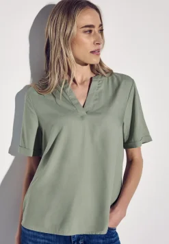 Blouse in effen kleur