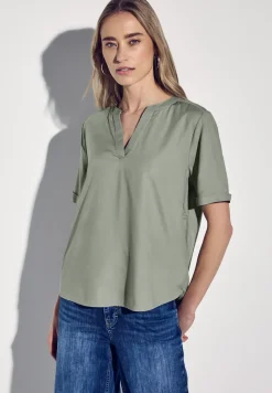 Blouse in effen kleur
