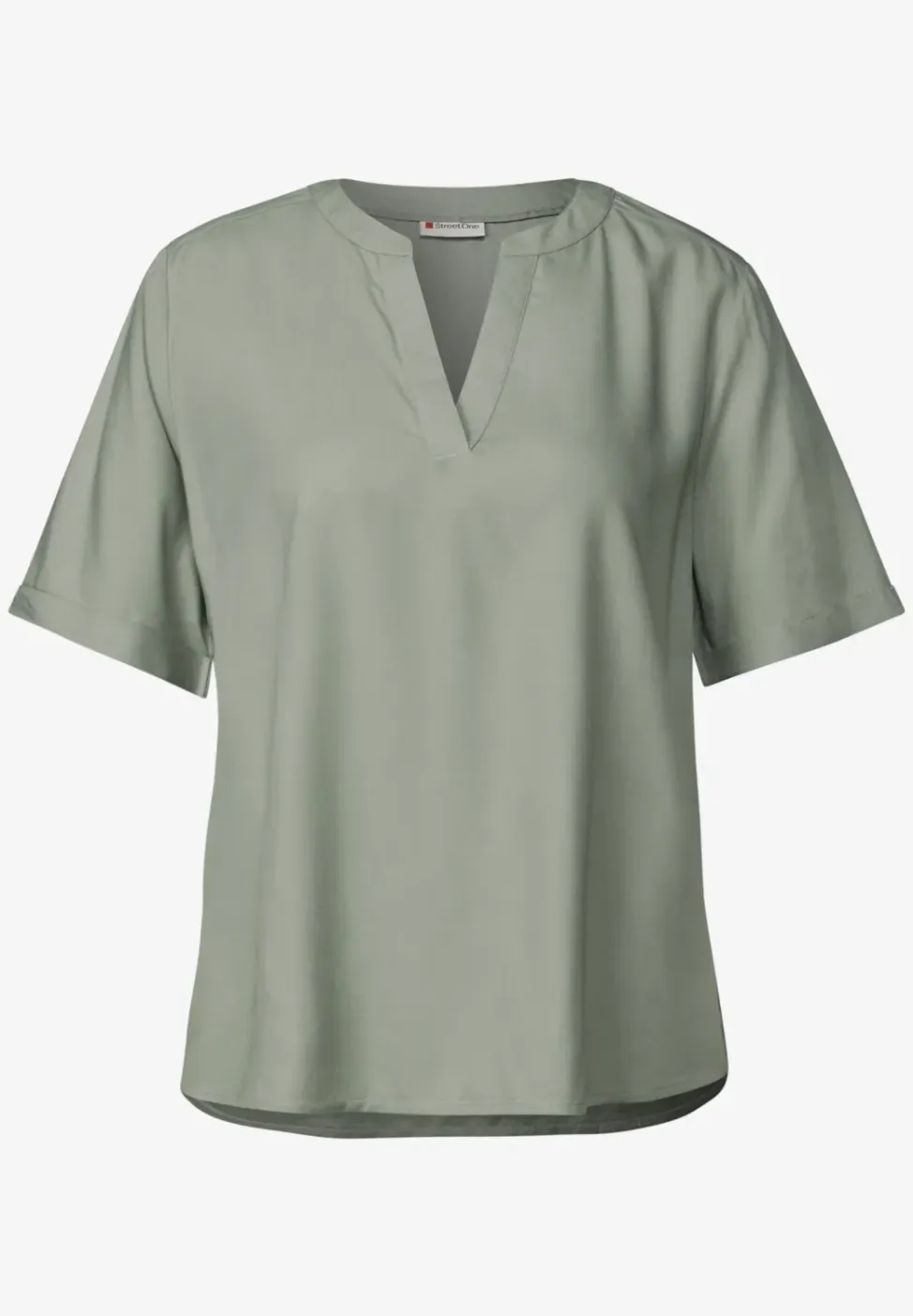 Blouse in effen kleur