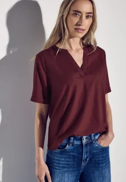 Blouse in effen kleur