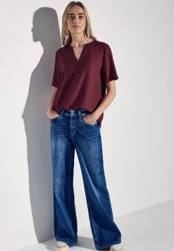 Blouse in effen kleur