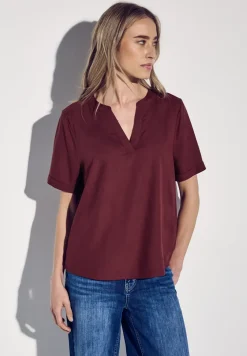 Blouse in effen kleur