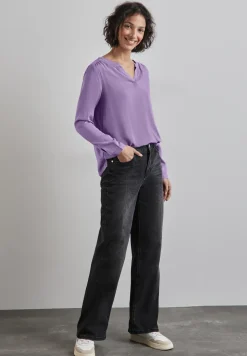 Blouse in effen kleur