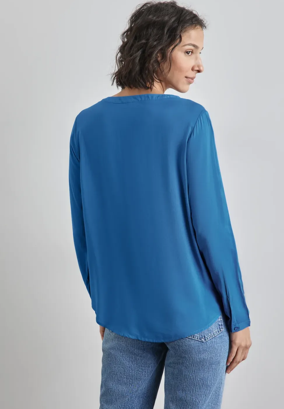 Blouse in effen kleur
