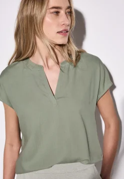 Blouse in effen kleur