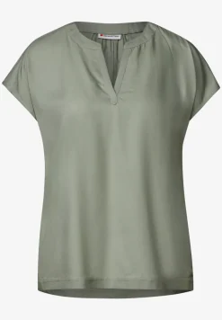 Blouse in effen kleur