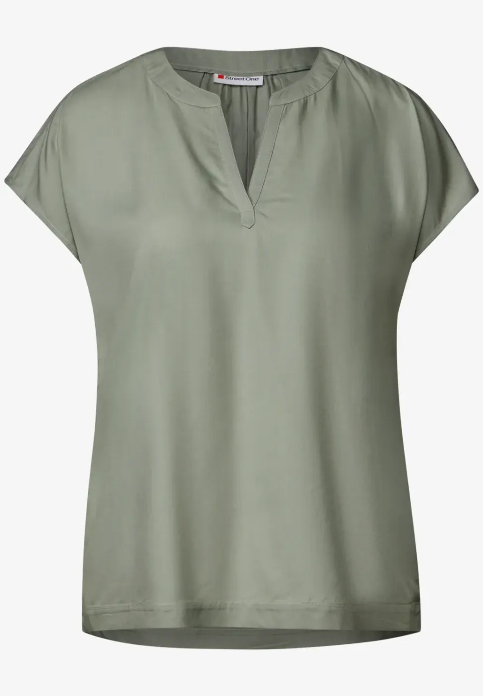 Blouse in effen kleur